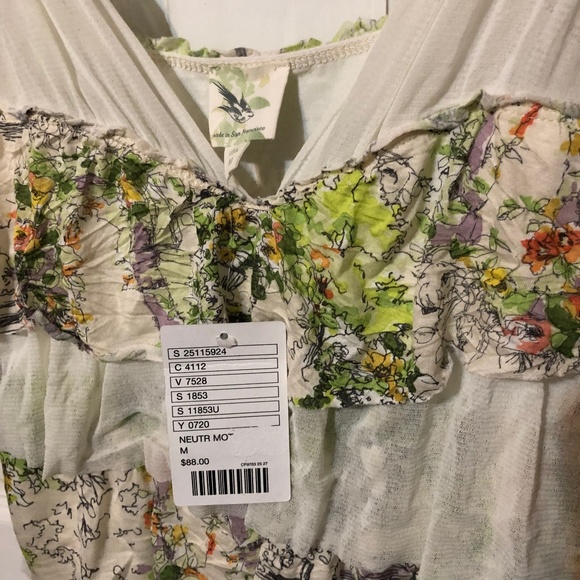 NWT Anthropologie Weston Wear Tiered Floral Tank - Picture 5 of 6